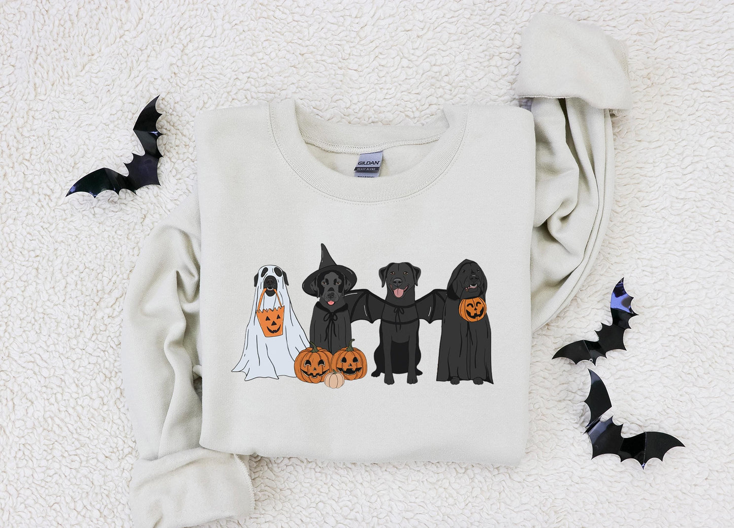 Black Labrador Halloween Sweatshirt