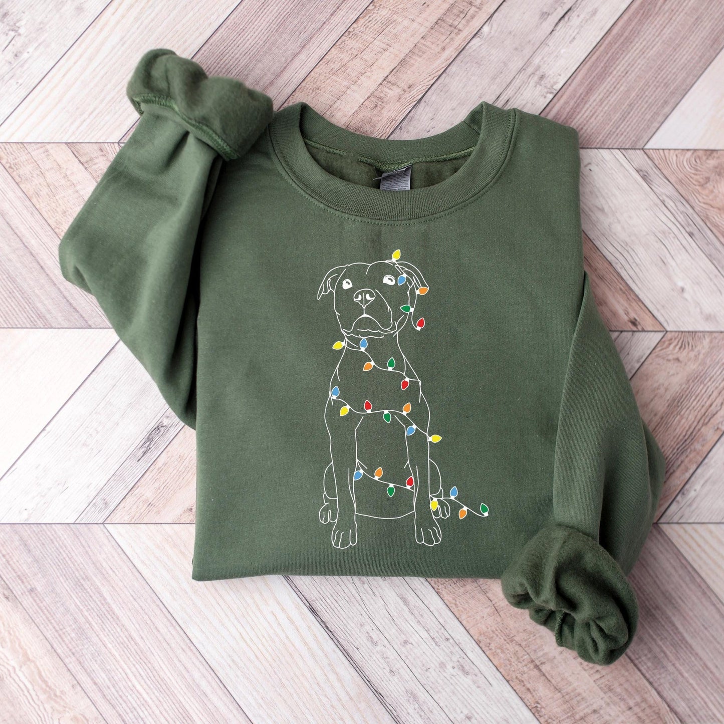 Retro Christmas Dog Sweater