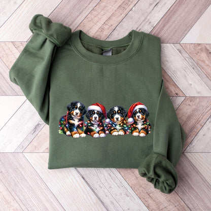 Christmas Bernese Mountain Dog Sweater