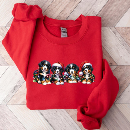 Christmas Bernese Mountain Dog Sweater