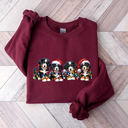 Christmas Bernese Mountain Dog Sweater