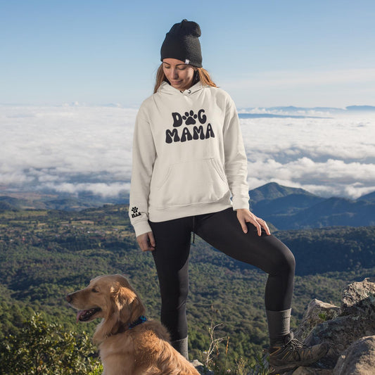 Dog Mama Slogan Hoodie