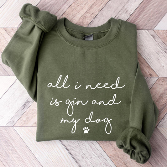 All I Need Dog Sweater V2