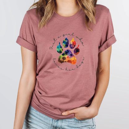 Girl Loves Dog Tee