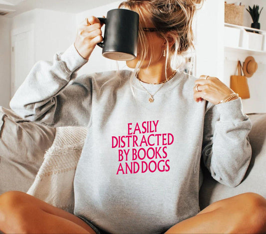 Easily Distracted By Dogs Sweater V11