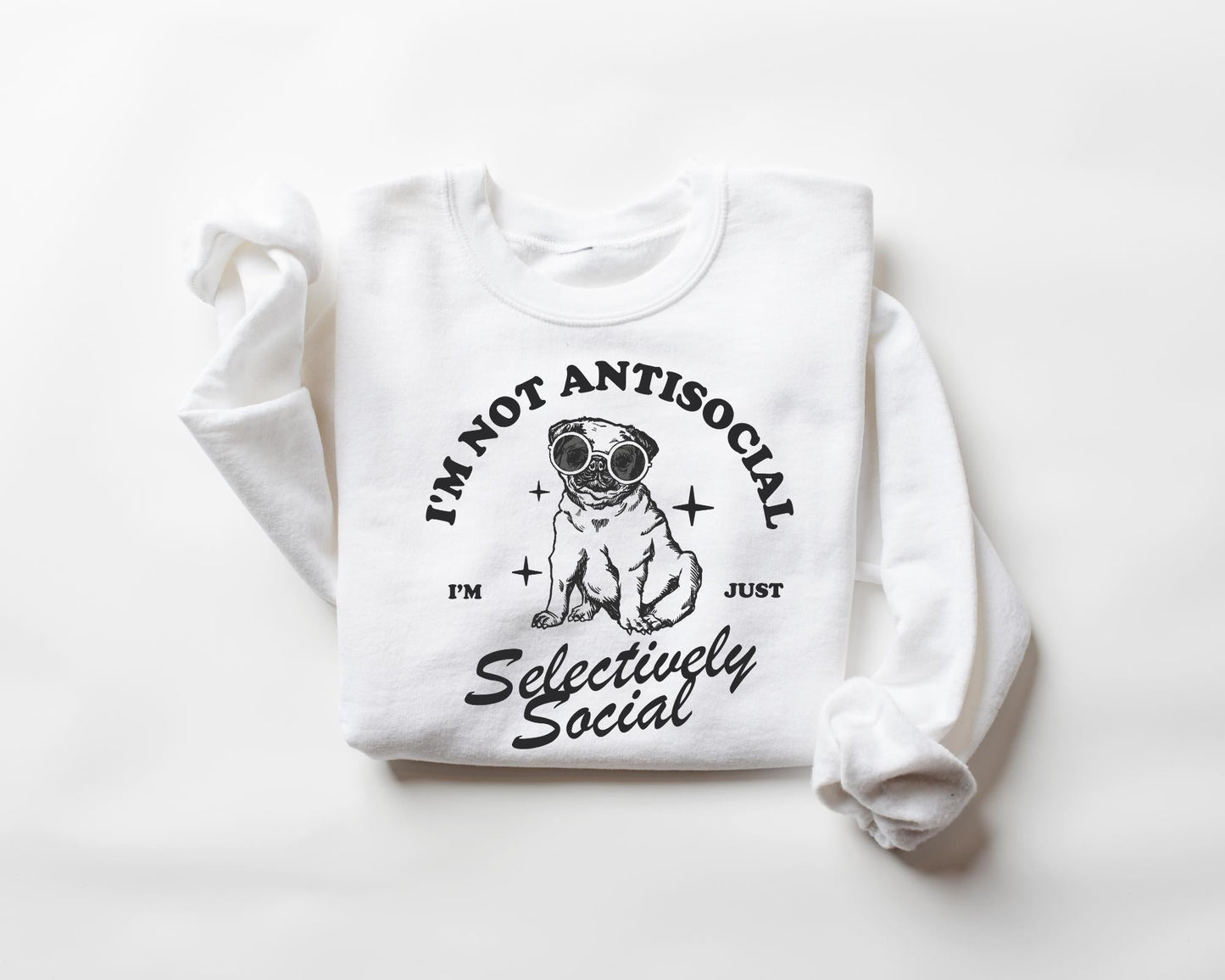I'm Not Anti Social Sweater