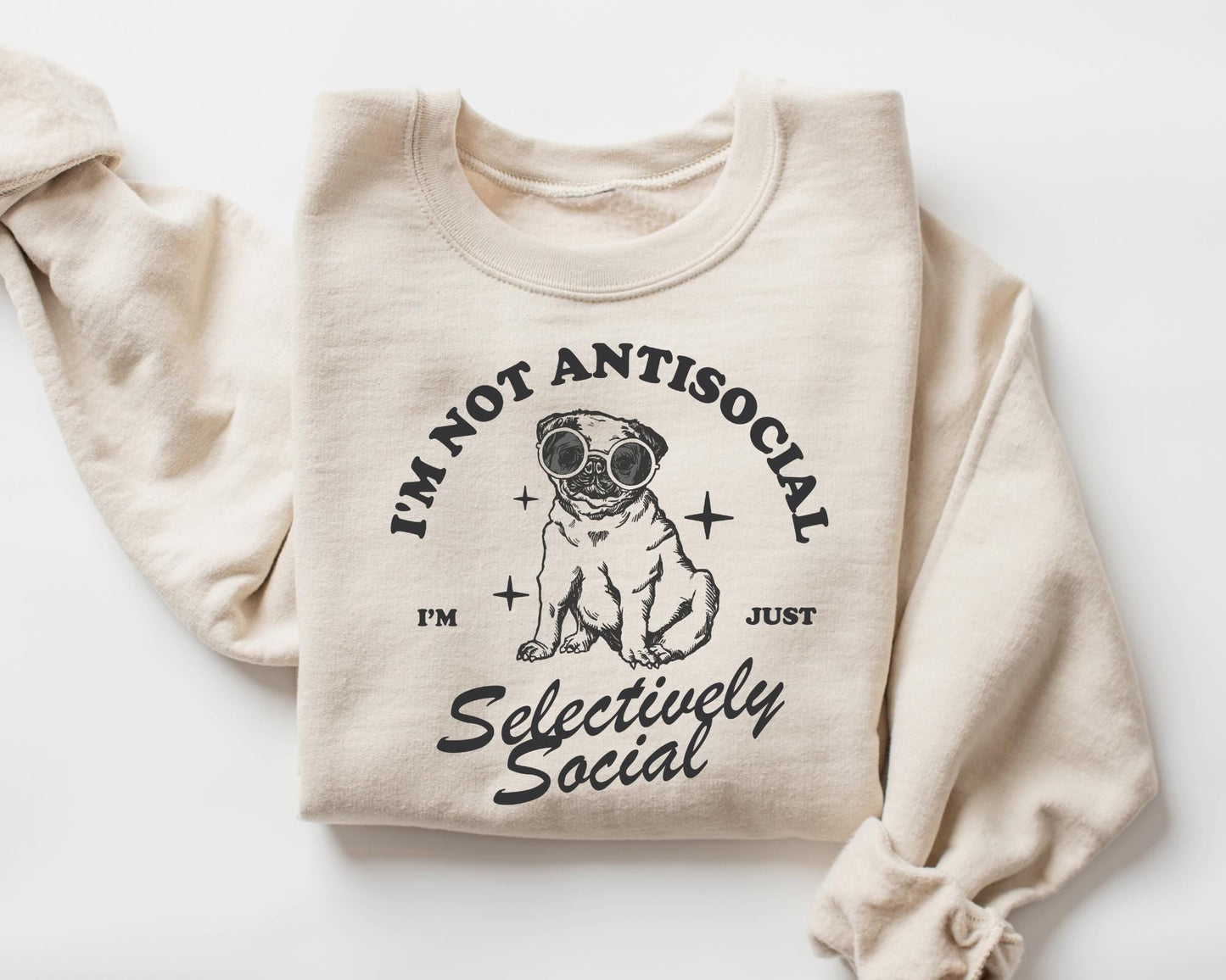 I'm Not Anti Social Sweater
