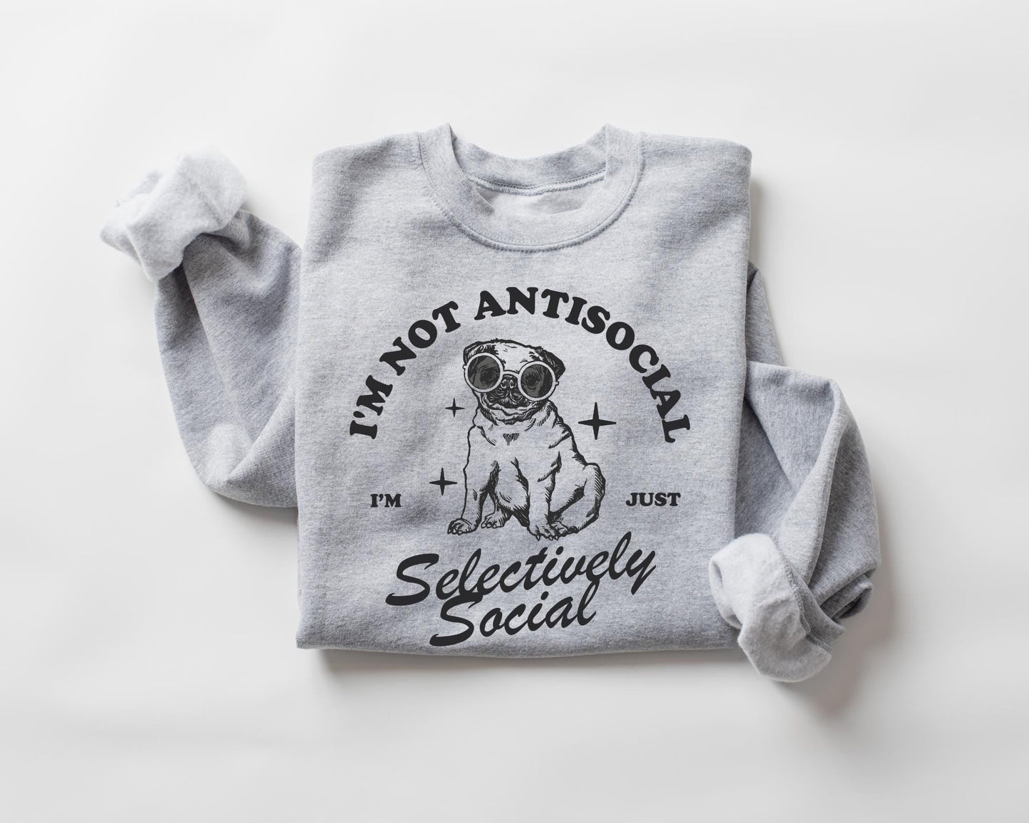 I'm Not Anti Social Sweater