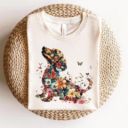 Floral Dachshund Shirt
