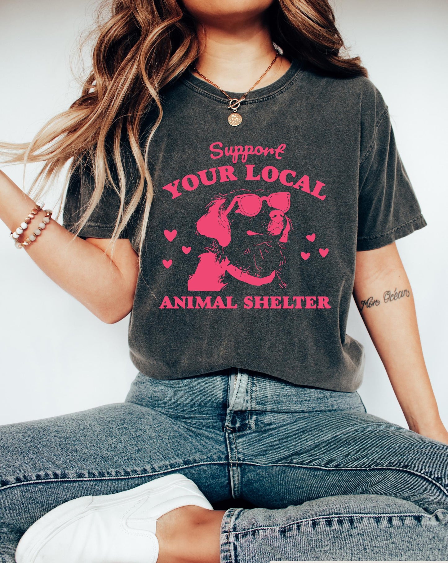 Support Your Local Animal Shelter Tee