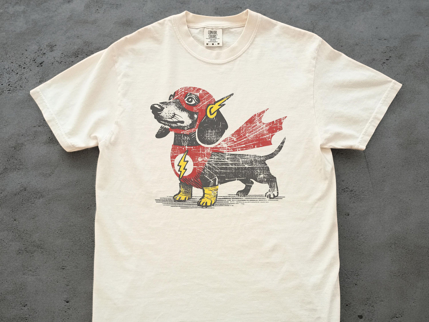 Dachshund Superhero Tee