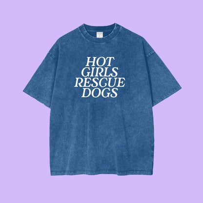 Hot Girls Rescue Dogs Tee