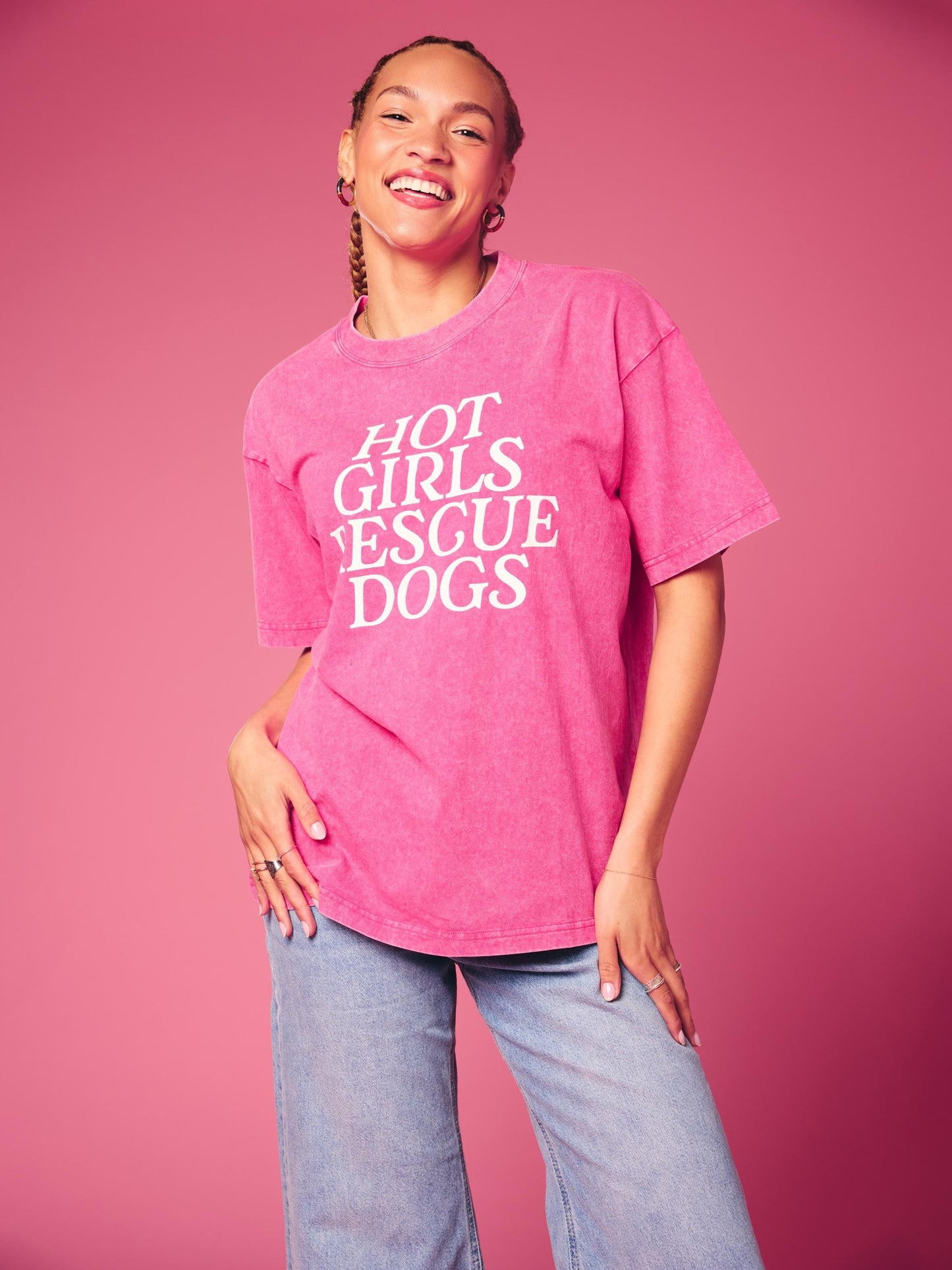 Hot Girls Rescue Dogs Tee