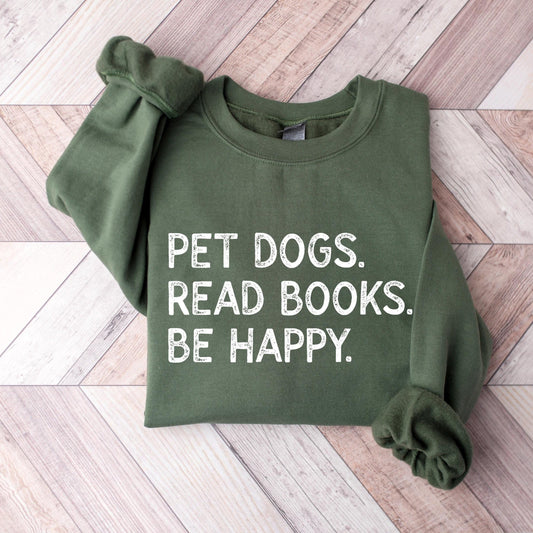 Pet Dogs Read Books Sweater