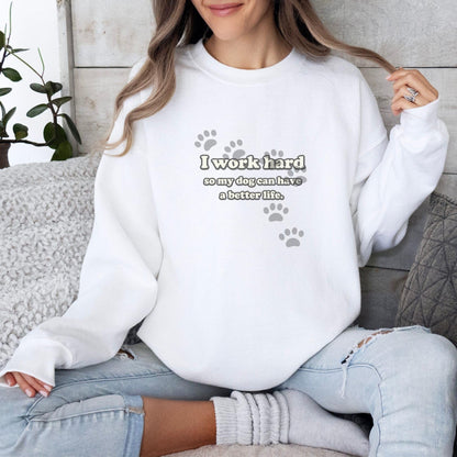 I Work Hard Sweater